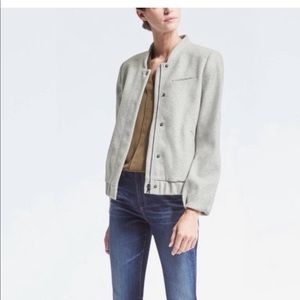 Banana Republic Wool Blend Bomber Jacket